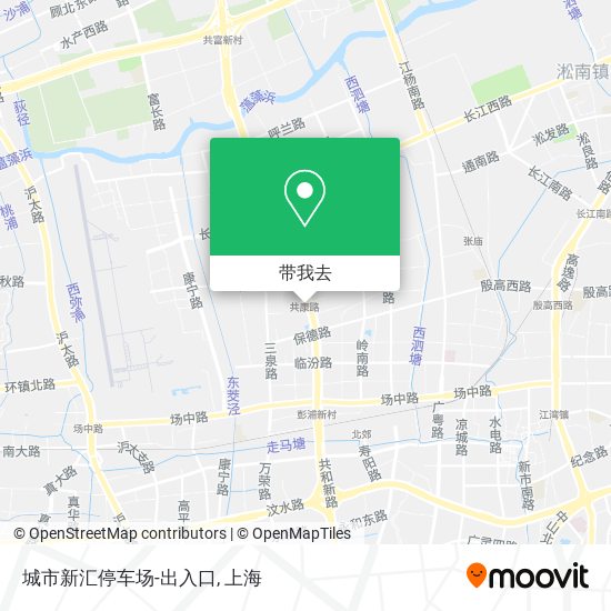 城市新汇停车场-出入口地图
