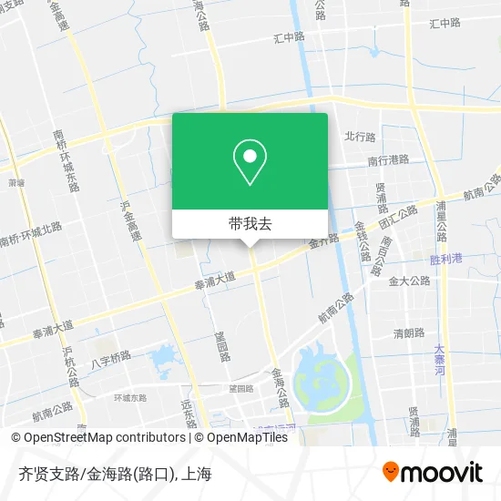 齐贤支路/金海路(路口)地图