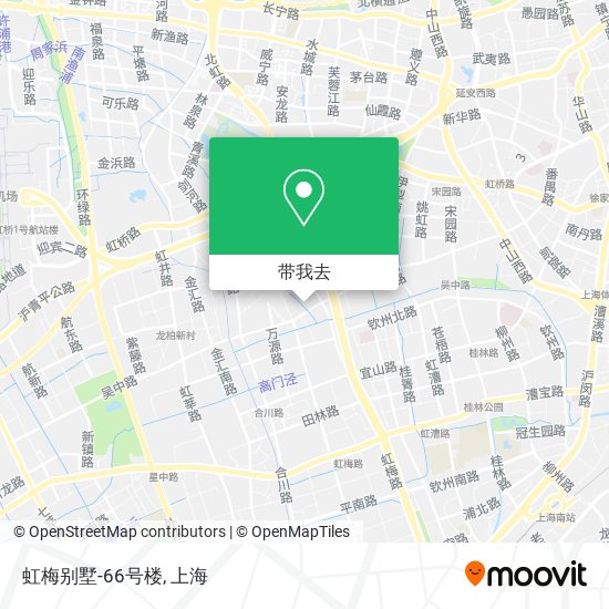 虹梅别墅-66号楼地图