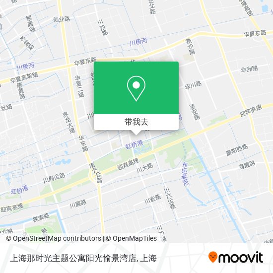 上海那时光主题公寓阳光愉景湾店地图