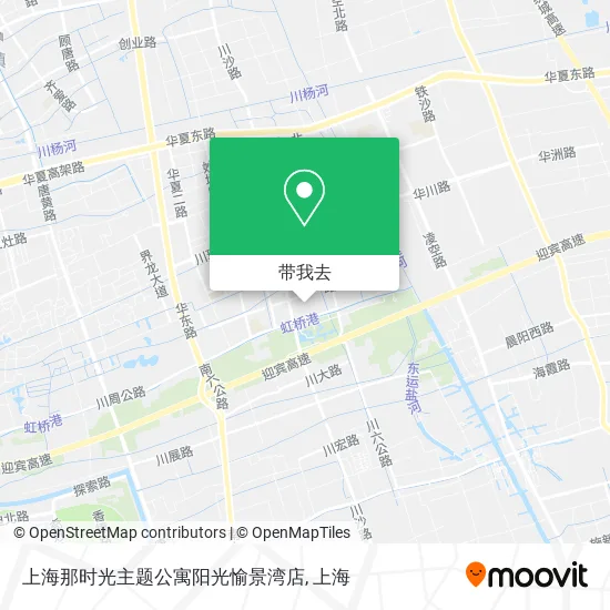 上海那时光主题公寓阳光愉景湾店地图