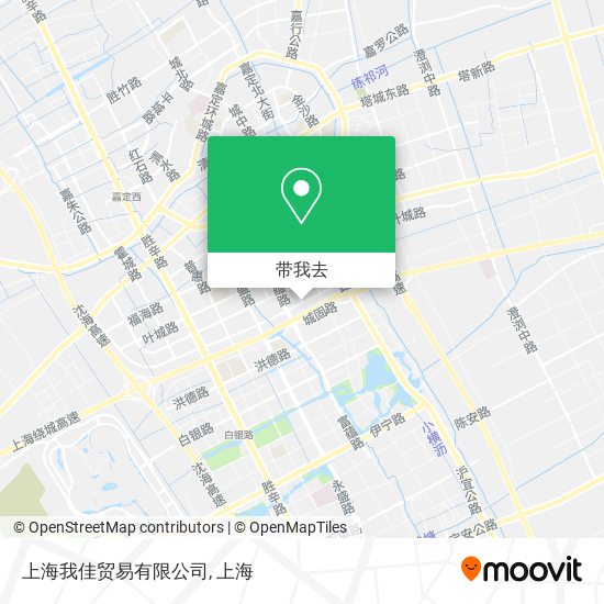 上海我佳贸易有限公司地图