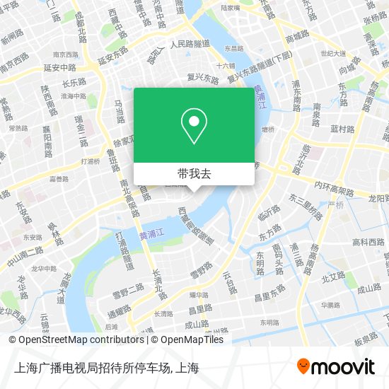 上海广播电视局招待所停车场地图