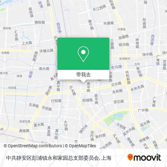 中共静安区彭浦镇永和家园总支部委员会地图