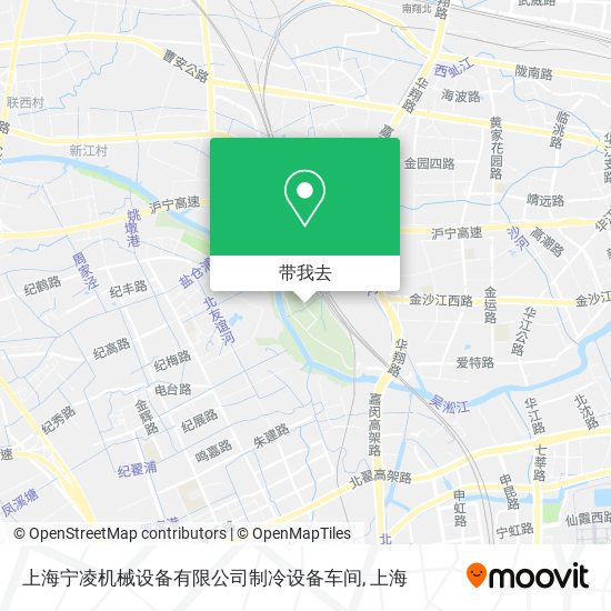 上海宁凌机械设备有限公司制冷设备车间地图