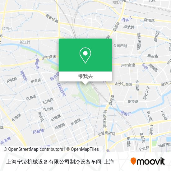 上海宁凌机械设备有限公司制冷设备车间地图