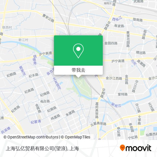 上海弘亿贸易有限公司(望浪)地图