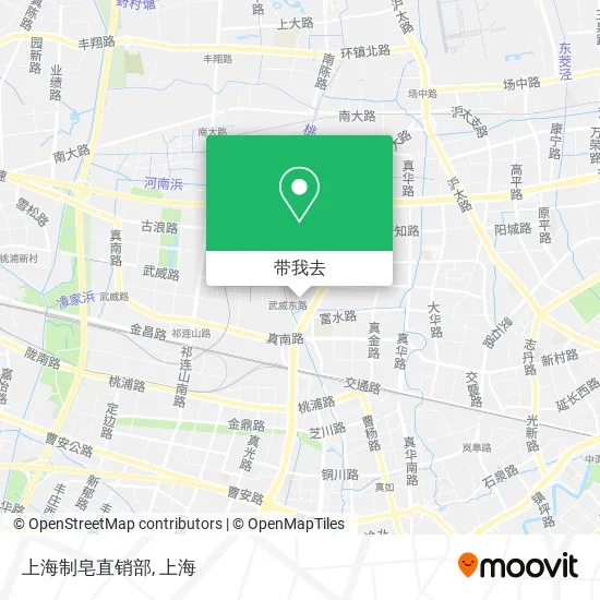 上海制皂直销部地图