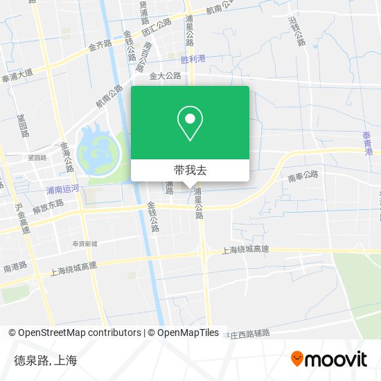 德泉路地图