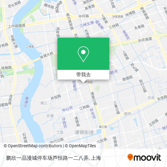 鹏欣一品漫城停车场芦恒路一二八弄地图