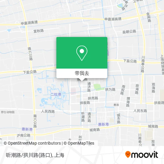 听潮路/拱川路(路口)地图