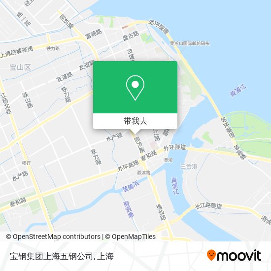 宝钢集团上海五钢公司地图