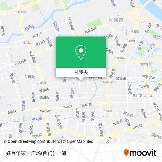 好百年家居广场(西门)地图