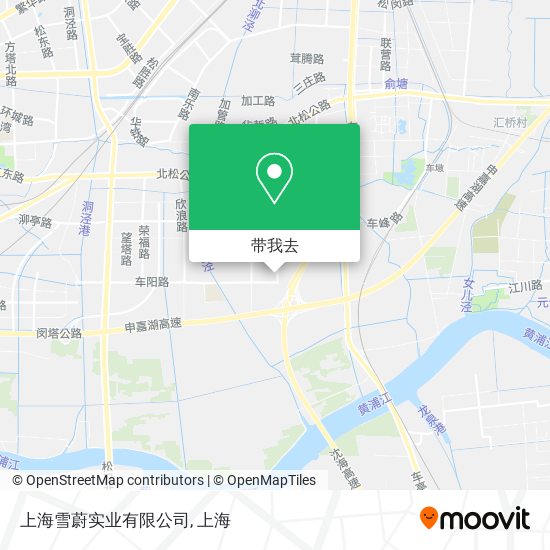 上海雪蔚实业有限公司地图