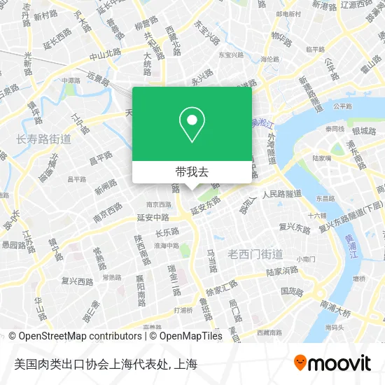 美国肉类出口协会上海代表处地图