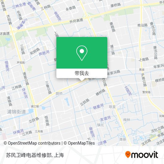 苏民卫峰电器维修部地图