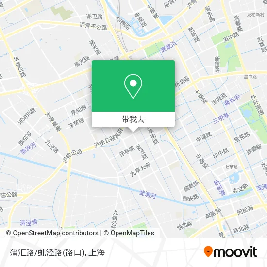 蒲汇路/虬泾路(路口)地图