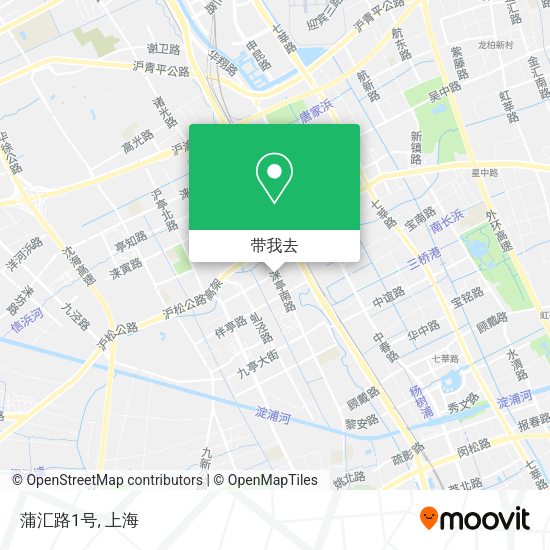 蒲汇路1号地图