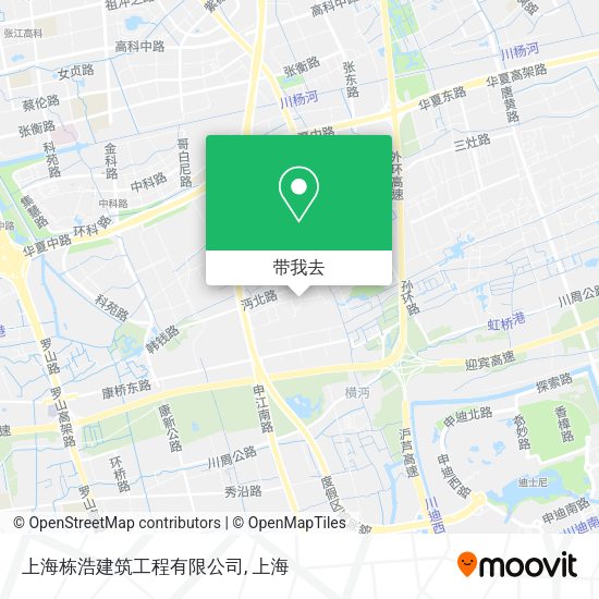 上海栋浩建筑工程有限公司地图