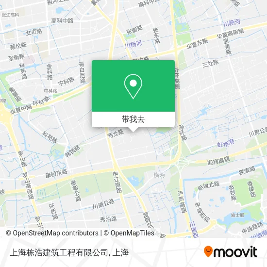 上海栋浩建筑工程有限公司地图