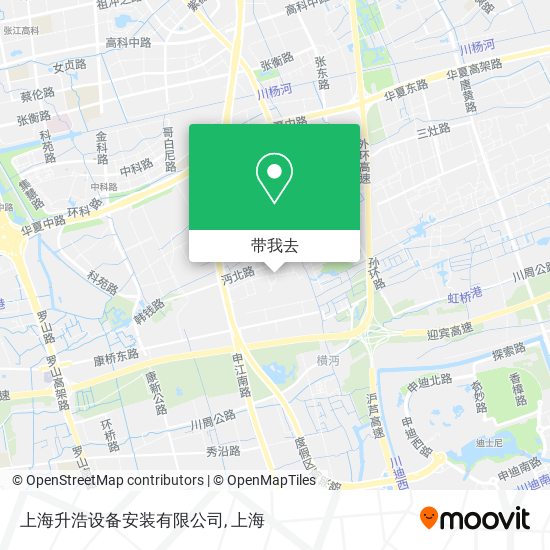 上海升浩设备安装有限公司地图