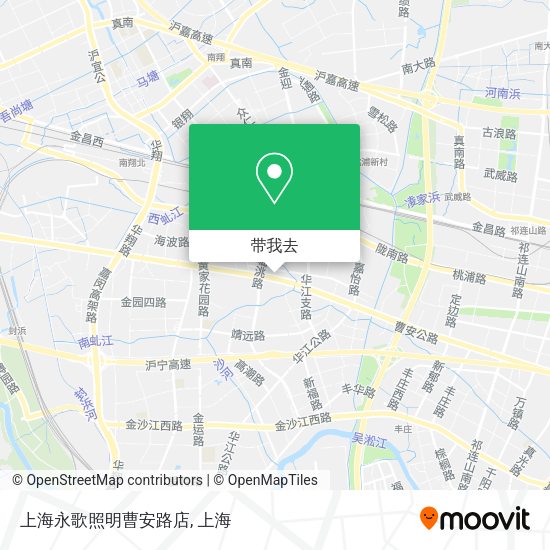 上海永歌照明曹安路店地图