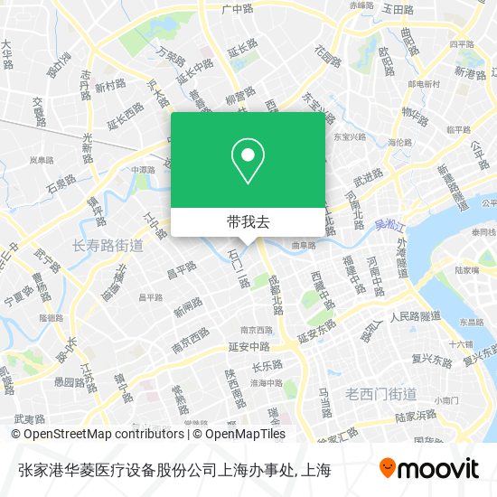 张家港华菱医疗设备股份公司上海办事处地图