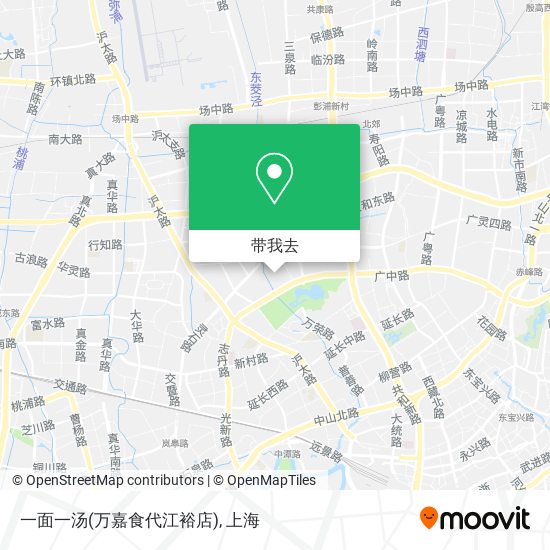 一面一汤(万嘉食代江裕店)地图