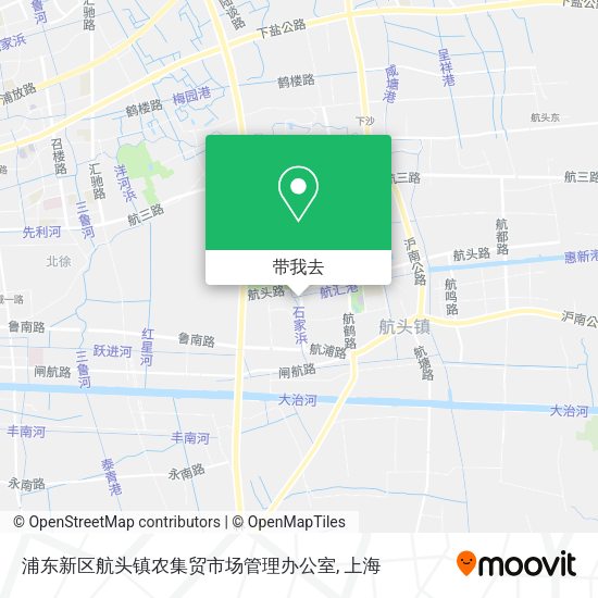 浦东新区航头镇农集贸市场管理办公室地图
