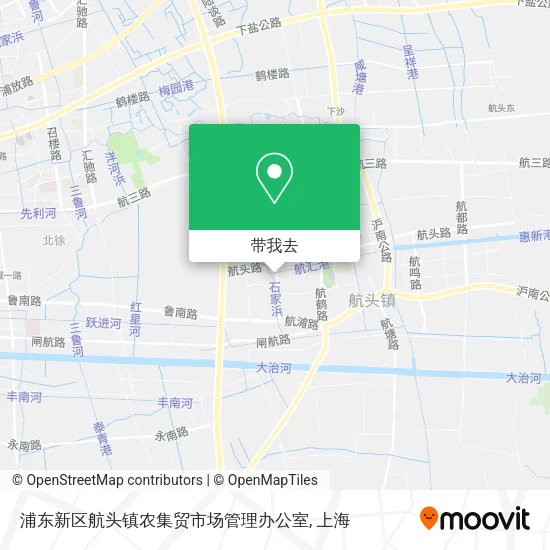 浦东新区航头镇农集贸市场管理办公室地图