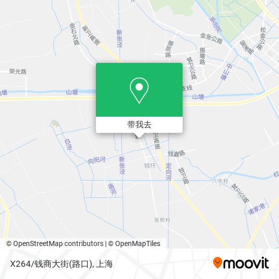 X264/钱商大街(路口)地图