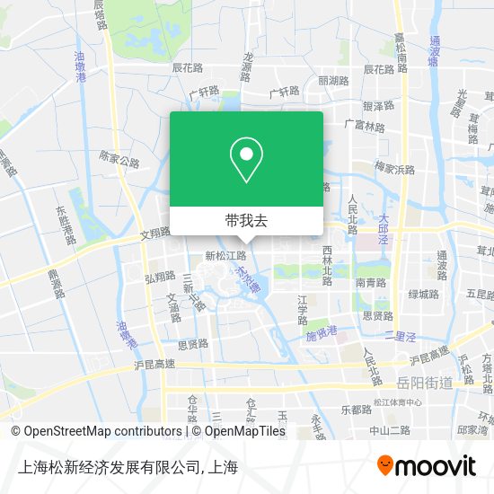 上海松新经济发展有限公司地图
