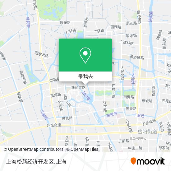 上海松新经济开发区地图