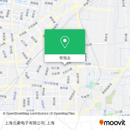 上海元豪电子有限公司地图
