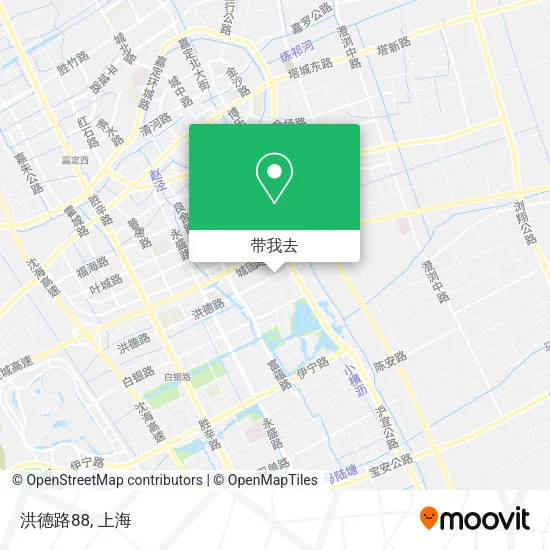 洪德路88地图