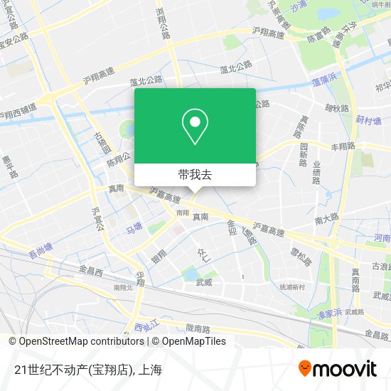 21世纪不动产(宝翔店)地图