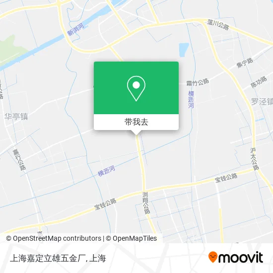 上海嘉定立雄五金厂地图
