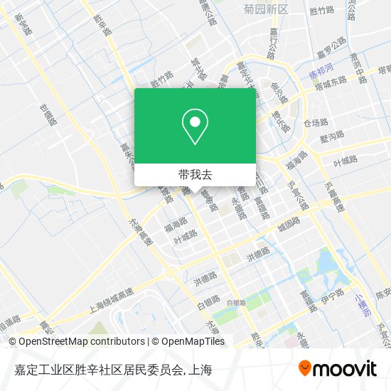 嘉定工业区胜辛社区居民委员会地图
