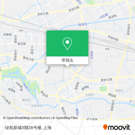 绿苑新城3期28号楼地图