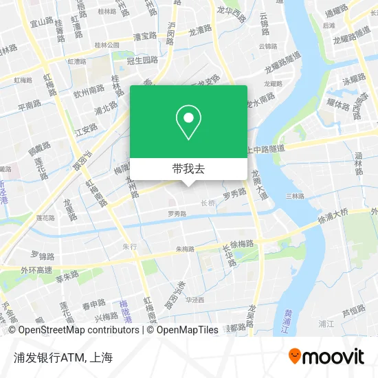 浦发银行ATM地图