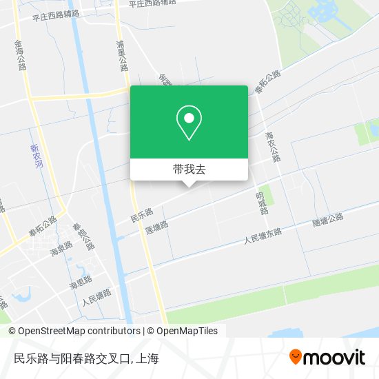 民乐路与阳春路交叉口地图