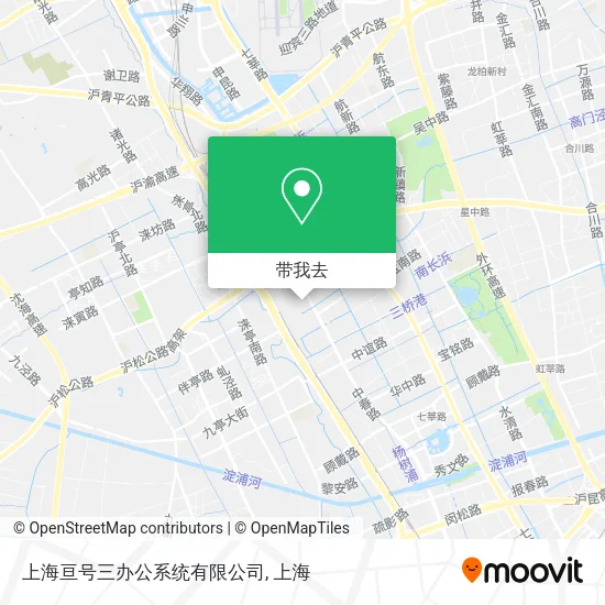 上海亘号三办公系统有限公司地图