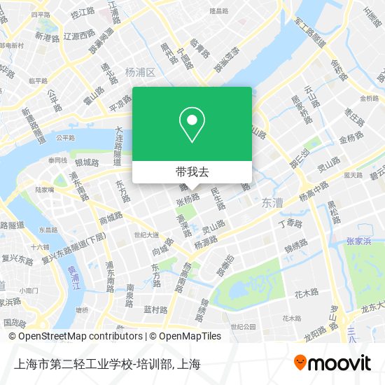 上海市第二轻工业学校-培训部地图
