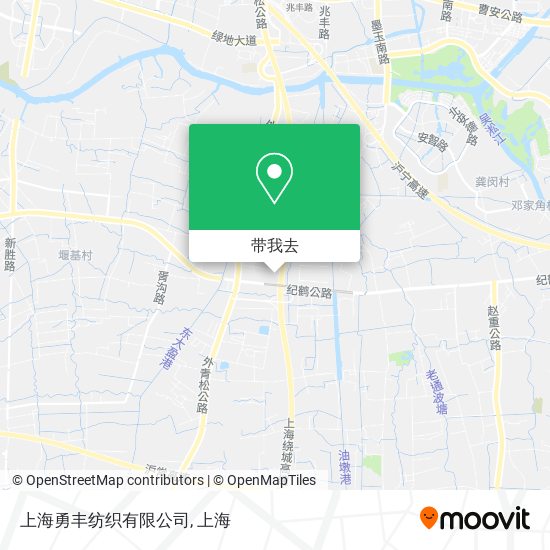 上海勇丰纺织有限公司地图
