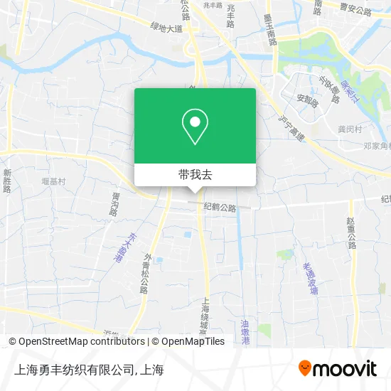 上海勇丰纺织有限公司地图