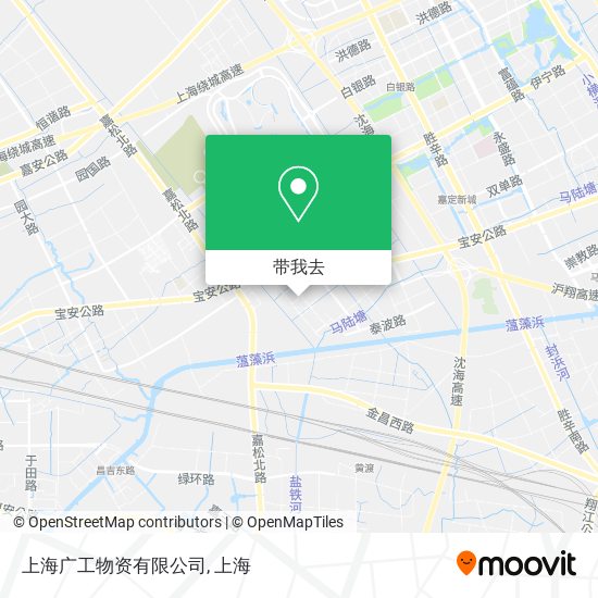 上海广工物资有限公司地图