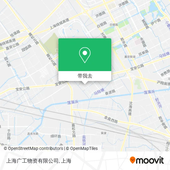 上海广工物资有限公司地图