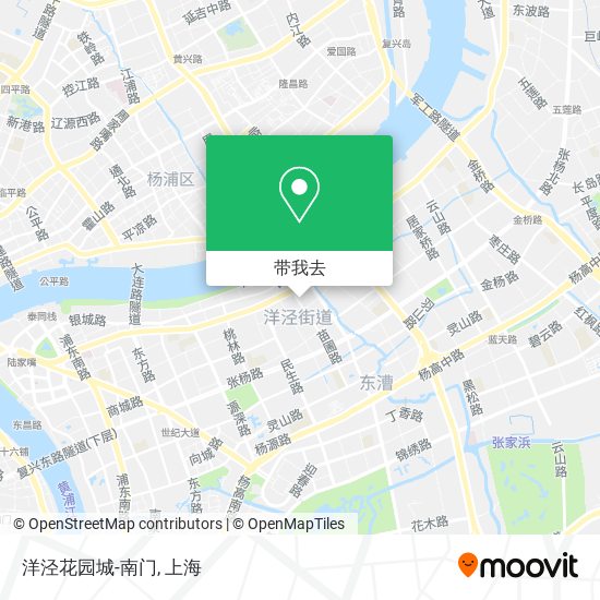 洋泾花园城-南门地图