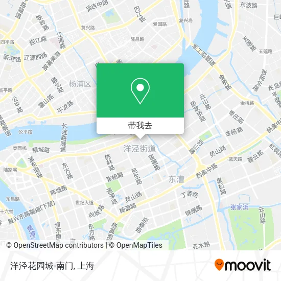 洋泾花园城-南门地图