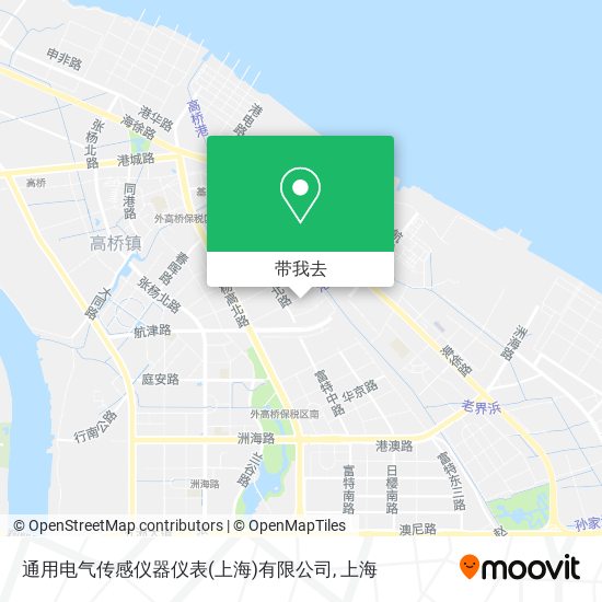 通用电气传感仪器仪表(上海)有限公司地图